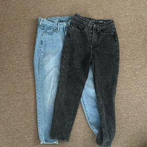 2 pairs is Old Navy Jeans